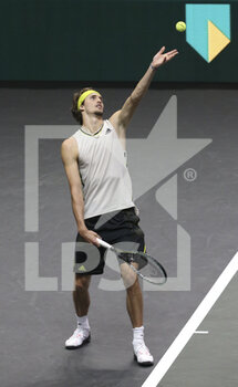 2021-03-03 - Alexander Sasha Zverev of Germany during day 3 of the 48th ABN AMRO World Tennis Tournament, an ATP Tour 500 tournament on March 3, 2021 at the Rotterdam Ahoy in Rotterdam, Netherlands - Photo Jean Catuffe / DPPI - 48TH ABN AMRO WORLD TENNIS ATP TOUR 500 TOURNAMENT - INTERNATIONALS - TENNIS
