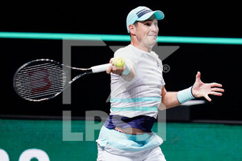 2021-03-04 - Dusan Lajovic of Serbia during the ABN AMRO World Tennis Tournament 2021, ATP 500 tournament on March 4, 2021 at the Rotterdam Ahoy in Rotterdam, Netherlands - Photo Henk Seppen / Orange Pictures / DPPI - ABN AMRO WORLD TENNIS TOURNAMENT 2021, ATP 500 TOURNAMENT - INTERNATIONALS - TENNIS
