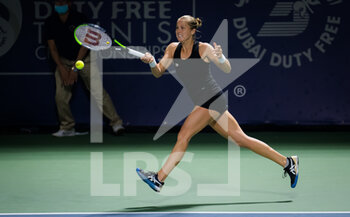 2021-03-08 - Shelby Rogers of the United States during the first round of the 2021 Dubai Duty Free Tennis Championships WTA 1000 tournament on March 8, 2021 at the Dubai Duty Free Tennis Stadium in Dubai, United Arab Emirates - Photo Rob Prange / Spain DPPI / DPPI - 2021 DUBAI DUTY FREE TENNIS CHAMPIONSHIPS WTA 1000 TOURNAMENT - INTERNATIONALS - TENNIS