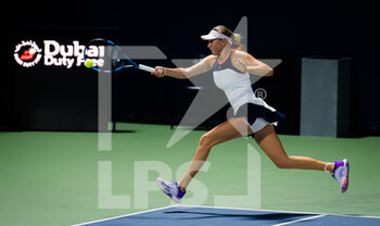 2021-03-09 - Amanda Anisimova of the United States during her second round match at the 2021 Dubai Duty Free Tennis Championships WTA 1000 tournament on March 9, 2021 at the Dubai Duty Free Tennis Stadium in Dubai, United Arab Emirates - Photo Rob Prange / Spain DPPI / DPPI - 2021 DUBAI DUTY FREE TENNIS CHAMPIONSHIPS WTA 1000 TOURNAMENT - INTERNATIONALS - TENNIS