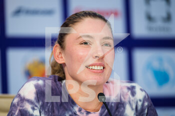 2021-03-15 - Ekaterina Alexandrova of Russia talks to the media at the 2021 St Petersburg Ladies Trophy, WTA 500 tennis tournament on March 15, 2021 at the Sibur Arena in St Petersburg, Russia - Photo Rob Prange / Spain DPPI / DPPI - 2021 ST PETERSBURG LADIES TROPHY, WTA 500 TENNIS TOURNAMENT - INTERNATIONALS - TENNIS