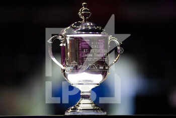 2021-03-15 - Singles Winners Trophy at the 2021 St Petersburg Ladies Trophy, WTA 500 tennis tournament on March 15, 2021 at the Sibur Arena in St Petersburg, Russia - Photo Rob Prange / Spain DPPI / DPPI - 2021 ST PETERSBURG LADIES TROPHY, WTA 500 TENNIS TOURNAMENT - INTERNATIONALS - TENNIS
