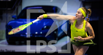 2021-03-15 - Jelena Ostapenko of Latvia during the first round of the 2021 St Petersburg Ladies Trophy, WTA 500 tennis tournament on March 15, 2021 at the Sibur Arena in St Petersburg, Russia - Photo Rob Prange / Spain DPPI / DPPI - 2021 ST PETERSBURG LADIES TROPHY, WTA 500 TENNIS TOURNAMENT - INTERNATIONALS - TENNIS