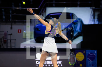 2021-03-15 - Paula Badosa of Spain during the first round of the 2021 St Petersburg Ladies Trophy, WTA 500 tennis tournament on March 15, 2021 at the Sibur Arena in St Petersburg, Russia - Photo Rob Prange / Spain DPPI / DPPI - 2021 ST PETERSBURG LADIES TROPHY, WTA 500 TENNIS TOURNAMENT - INTERNATIONALS - TENNIS