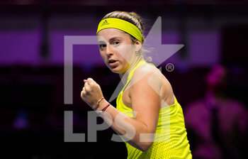 2021-03-15 - Jelena Ostapenko of Latvia during the first round of the 2021 St Petersburg Ladies Trophy, WTA 500 tennis tournament on March 15, 2021 at the Sibur Arena in St Petersburg, Russia - Photo Rob Prange / Spain DPPI / DPPI - 2021 ST PETERSBURG LADIES TROPHY, WTA 500 TENNIS TOURNAMENT - INTERNATIONALS - TENNIS