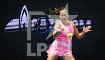 2021-03-16 - Kamilla Rakhimova of Russia during the first round of the 2021 St Petersburg Ladies Trophy, WTA 500 tennis tournament on March 16, 2021 at the Sibur Arena in St Petersburg, Russia - Photo Rob Prange / Spain DPPI / DPPI - 2021 ST PETERSBURG LADIES TROPHY, WTA 500 TENNIS TOURNAMENT - INTERNATIONALS - TENNIS