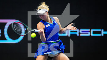 2021-03-16 - Clara Tauson of Denmark during the first round of the 2021 St Petersburg Ladies Trophy, WTA 500 tennis tournament on March 16, 2021 at the Sibur Arena in St Petersburg, Russia - Photo Rob Prange / Spain DPPI / DPPI - 2021 ST PETERSBURG LADIES TROPHY, WTA 500 TENNIS TOURNAMENT - INTERNATIONALS - TENNIS