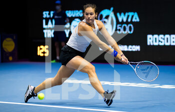 2021-03-16 - Daria Kasatkina of Russia during the first round of the 2021 St Petersburg Ladies Trophy, WTA 500 tennis tournament on March 16, 2021 at the Sibur Arena in St Petersburg, Russia - Photo Rob Prange / Spain DPPI / DPPI - 2021 ST PETERSBURG LADIES TROPHY, WTA 500 TENNIS TOURNAMENT - INTERNATIONALS - TENNIS