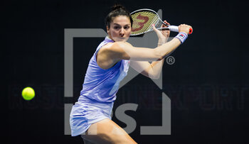 2021-03-16 - Margarita Gasparyan of Russia during the first round of the 2021 St Petersburg Ladies Trophy, WTA 500 tennis tournament on March 16, 2021 at the Sibur Arena in St Petersburg, Russia - Photo Rob Prange / Spain DPPI / DPPI - 2021 ST PETERSBURG LADIES TROPHY, WTA 500 TENNIS TOURNAMENT - INTERNATIONALS - TENNIS