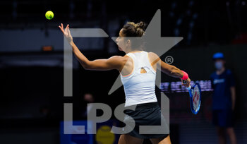 2021-03-16 - Cagla Buyukakcay of Turkey during the first round of the 2021 St Petersburg Ladies Trophy, WTA 500 tennis tournament on March 16, 2021 at the Sibur Arena in St Petersburg, Russia - Photo Rob Prange / Spain DPPI / DPPI - 2021 ST PETERSBURG LADIES TROPHY, WTA 500 TENNIS TOURNAMENT - INTERNATIONALS - TENNIS