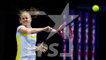 2021-03-17 - Fiona Ferro of France during her second-round match at the 2021 St Petersburg Ladies Trophy, WTA 500 tennis tournament on March 17, 2021 at the Sibur Arena in St Petersburg, Russia - Photo Rob Prange / Spain DPPI / DPPI - 2021 ST PETERSBURG LADIES TROPHY, WTA 500 TENNIS TOURNAMENT - INTERNATIONALS - TENNIS