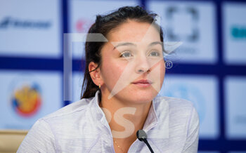 2021-03-17 - Margarita Gasparyan of Russia talks to the media at the 2021 St Petersburg Ladies Trophy, WTA 500 tennis tournament on March 17, 2021 at the Sibur Arena in St Petersburg, Russia - Photo Rob Prange / Spain DPPI / DPPI - 2021 ST PETERSBURG LADIES TROPHY, WTA 500 TENNIS TOURNAMENT - INTERNATIONALS - TENNIS