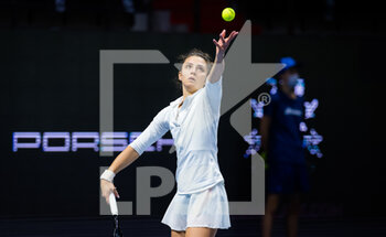 2021-03-17 - Jaqueline Cristian of Romania during her second-round match at the 2021 St Petersburg Ladies Trophy, WTA 500 tennis tournament on March 17, 2021 at the Sibur Arena in St Petersburg, Russia - Photo Rob Prange / Spain DPPI / DPPI - 2021 ST PETERSBURG LADIES TROPHY, WTA 500 TENNIS TOURNAMENT - INTERNATIONALS - TENNIS