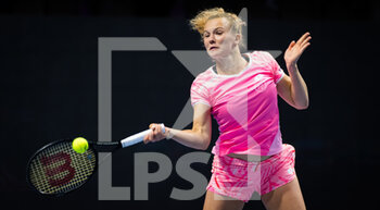 2021-03-17 - Katerina Siniakova of the Czech Republic during the second round of the 2021 St Petersburg Ladies Trophy, WTA 500 tennis tournament on March 18, 2021 at the Sibur Arena in St Petersburg, Russia - Photo Rob Prange / Spain DPPI / DPPI - 2021 ST PETERSBURG LADIES TROPHY, WTA 500 TENNIS TOURNAMENT - INTERNATIONALS - TENNIS