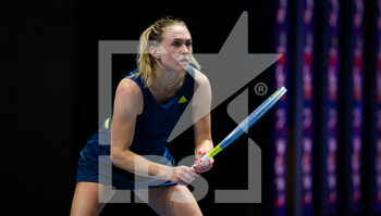 2021-03-17 - Aliaksandra Sasnovich of Belarus during the second round of the 2021 St Petersburg Ladies Trophy, WTA 500 tennis tournament on March 18, 2021 at the Sibur Arena in St Petersburg, Russia - Photo Rob Prange / Spain DPPI / DPPI - 2021 ST PETERSBURG LADIES TROPHY, WTA 500 TENNIS TOURNAMENT - INTERNATIONALS - TENNIS