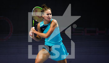 2021-03-17 - Veronika Kudermetova of Russia during the second round of the 2021 St Petersburg Ladies Trophy, WTA 500 tennis tournament on March 18, 2021 at the Sibur Arena in St Petersburg, Russia - Photo Rob Prange / Spain DPPI / DPPI - 2021 ST PETERSBURG LADIES TROPHY, WTA 500 TENNIS TOURNAMENT - INTERNATIONALS - TENNIS