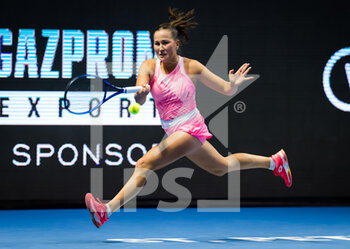 2021-03-17 - Kamilla Rakhimova of Russia during the second round of the 2021 St Petersburg Ladies Trophy, WTA 500 tennis tournament on March 18, 2021 at the Sibur Arena in St Petersburg, Russia - Photo Rob Prange / Spain DPPI / DPPI - 2021 ST PETERSBURG LADIES TROPHY, WTA 500 TENNIS TOURNAMENT - INTERNATIONALS - TENNIS