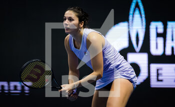 2021-03-19 - Margarita Gasparyan of Russia during the quarter-final at the 2021 St Petersburg Ladies Trophy, WTA 500 tennis tournament on March 19, 2021 at the Sibur Arena in St Petersburg, Russia - Photo Rob Prange / Spain DPPI / DPPI - 2021 ST PETERSBURG LADIES TROPHY, WTA 500 TENNIS TOURNAMENT - INTERNATIONALS - TENNIS