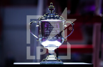 2021-03-19 - Singles Winners Trophy during the quarter-final at the 2021 St Petersburg Ladies Trophy, WTA 500 tennis tournament on March 19, 2021 at the Sibur Arena in St Petersburg, Russia - Photo Rob Prange / Spain DPPI / DPPI - 2021 ST PETERSBURG LADIES TROPHY, WTA 500 TENNIS TOURNAMENT - INTERNATIONALS - TENNIS
