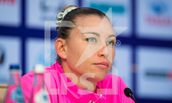2021-03-19 - Vera Zvonareva of Russia talks to the media after the quarter-final at the 2021 St Petersburg Ladies Trophy, WTA 500 tennis tournament on March 19, 2021 at the Sibur Arena in St Petersburg, Russia - Photo Rob Prange / Spain DPPI / DPPI - 2021 ST PETERSBURG LADIES TROPHY, WTA 500 TENNIS TOURNAMENT - INTERNATIONALS - TENNIS