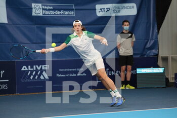 2021-03-21 - Arthur CAZAUX France during the Play In Challenger 2021, ATP Challenger tennis tournament on March 23, 2021 at Marcel Bernard complex in Lille, France - Photo Laurent Sanson / LS Medianord / DPPI - PLAY IN CHALLENGER 2021, ATP CHALLENGER TENNIS TOURNAMENT - INTERNATIONALS - TENNIS