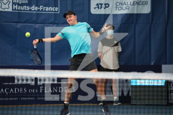 2021-03-21 - Filip Cristian JIANU Roumania during the Play In Challenger 2021, ATP Challenger tennis tournament on March 24, 2021 at Marcel Bernard complex in Lille, France - Photo Laurent Sanson / LS Medianord / DPPI - PLAY IN CHALLENGER 2021, ATP CHALLENGER TENNIS TOURNAMENT - INTERNATIONALS - TENNIS
