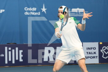 2021-03-23 - Arthur CAZAUX France during the Play In Challenger 2021, ATP Challenger tennis tournament on March 23, 2021 at Marcel Bernard complex in Lille, France - Photo Laurent Sanson / LS Medianord / DPPI - PLAY IN CHALLENGER 2021, ATP CHALLENGER TENNIS TOURNAMENT - INTERNATIONALS - TENNIS