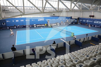 2021-03-26 - Court Central during the Play In Challenger 2021, ATP Challenger tennis tournament on March 26, 2021 at Marcel Bernard complex in Lille, France - Photo Laurent Sanson / LS Medianord / DPPI - PLAY IN CHALLENGER 2021, ATP CHALLENGER TENNIS TOURNAMENT - INTERNATIONALS - TENNIS