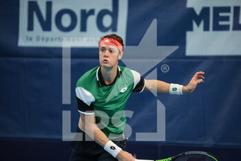 2021-03-26 - Maxime JANVIER France during the Play In Challenger 2021, ATP Challenger tennis tournament on March 27, 2021 at Marcel Bernard complex in Lille, France - Photo Laurent Sanson / LS Medianord / DPPI - PLAY IN CHALLENGER 2021, ATP CHALLENGER TENNIS TOURNAMENT - INTERNATIONALS - TENNIS