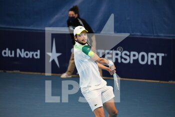 2021-03-27 - Grégoire BARRÈRE France during the Play In Challenger 2021, ATP Challenger tennis tournament on March 26, 2021 at Marcel Bernard complex in Lille, France - Photo Laurent Sanson / LS Medianord / DPPI - PLAY IN CHALLENGER 2021, ATP CHALLENGER TENNIS TOURNAMENT - INTERNATIONALS - TENNIS