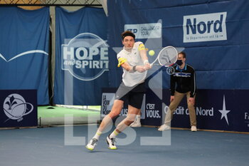 2021-03-27 - Arthur RINDERKNECH France during the Play In Challenger 2021, ATP Challenger tennis tournament on March 26, 2021 at Marcel Bernard complex in Lille, France - Photo Laurent Sanson / LS Medianord / DPPI - PLAY IN CHALLENGER 2021, ATP CHALLENGER TENNIS TOURNAMENT - INTERNATIONALS - TENNIS