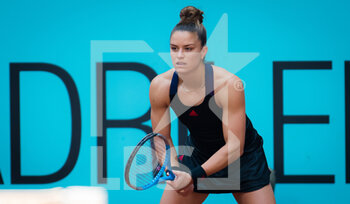 2021-04-30 - Maria Sakkari of Greece in action during her first round match at the Mutua Madrid Open 2021, Masters 1000 tennis tournament on April 30, 2021 at La Caja Magica in Madrid, Spain - Photo Rob Prange / Spain DPPI / DPPI - MUTUA MADRID OPEN 2021, MASTERS 1000 TENNIS TOURNAMENT - INTERNATIONALS - TENNIS