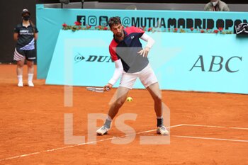 2021-05-03 - Jeremy Chardy of France during the Mutua Madrid Open 2021, Masters 1000 tennis tournament on May 3, 2021 at La Caja Magica in Madrid, Spain - Photo Laurent Lairys / DPPI - MUTUA MADRID OPEN 2021, MASTERS 1000 TENNIS TOURNAMENT - INTERNATIONALS - TENNIS