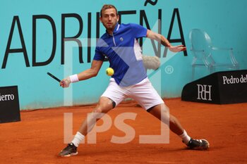 2021-05-03 - Daniel Evans of Great Britain during the Mutua Madrid Open 2021, Masters 1000 tennis tournament on May 3, 2021 at La Caja Magica in Madrid, Spain - Photo Laurent Lairys / DPPI - MUTUA MADRID OPEN 2021, MASTERS 1000 TENNIS TOURNAMENT - INTERNATIONALS - TENNIS
