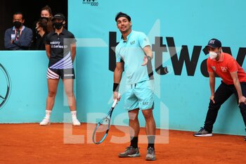 2021-05-03 - Fabio Fognini of Italy during the Mutua Madrid Open 2021, Masters 1000 tennis tournament on May 3, 2021 at La Caja Magica in Madrid, Spain - Photo Laurent Lairys / DPPI - MUTUA MADRID OPEN 2021, MASTERS 1000 TENNIS TOURNAMENT - INTERNATIONALS - TENNIS