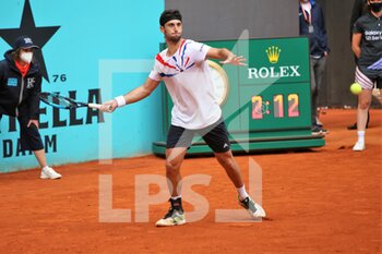 2021-05-03 - Carlos Taberner of Spain during the Mutua Madrid Open 2021, Masters 1000 tennis tournament on May 3, 2021 at La Caja Magica in Madrid, Spain - Photo Laurent Lairys / DPPI - MUTUA MADRID OPEN 2021, MASTERS 1000 TENNIS TOURNAMENT - INTERNATIONALS - TENNIS