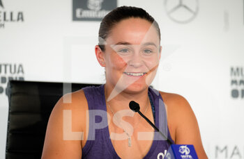2021-05-03 - Ashleigh Barty of Australia talks to the media after winning her third round match at the Mutua Madrid Open 2021, Masters 1000 tennis tournament on May 3, 2021 at La Caja Magica in Madrid, Spain - Photo Rob Prange / Spain DPPI / DPPI - MUTUA MADRID OPEN 2021, MASTERS 1000 TENNIS TOURNAMENT - INTERNATIONALS - TENNIS