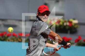 2021-05-06 - Dominic Thiem of Austria during the Mutua Madrid Open 2021, Masters 1000 tennis tournament on May 6, 2021 at La Caja Magica in Madrid, Spain - Photo Laurent Lairys / DPPI - MUTUA MADRID OPEN 2021, MASTERS 1000 TENNIS TOURNAMENT - INTERNATIONALS - TENNIS