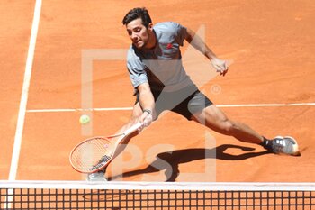 2021-05-06 - Cristian Garin of Chile during the Mutua Madrid Open 2021, Masters 1000 tennis tournament on May 6, 2021 at La Caja Magica in Madrid, Spain - Photo Laurent Lairys / DPPI - MUTUA MADRID OPEN 2021, MASTERS 1000 TENNIS TOURNAMENT - INTERNATIONALS - TENNIS