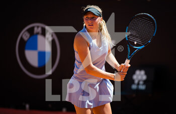 2021-05-10 - Amanda Anisimova of the United States in action during the first round of the 2021 Internazionali BNL d'Italia, WTA 1000 tennis tournament on May 10, 2021 at Foro Italico in Rome, Italy - Photo Rob Prange / Spain DPPI / DPPI - 2021 INTERNAZIONALI BNL D'ITALIA, WTA 1000 TENNIS TOURNAMENT - INTERNATIONALS - TENNIS