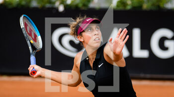 2021-05-11 - Madison Keys of the United States in action during the first round of the 2021 Internazionali BNL d'Italia, WTA 1000 tennis tournament on May 11, 2021 at Foro Italico in Rome, Italy - Photo Rob Prange / Spain DPPI / DPPI - 2021 INTERNAZIONALI BNL D'ITALIA, WTA 1000 TENNIS TOURNAMENT - INTERNATIONALS - TENNIS