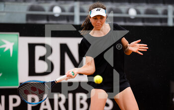 2021-05-11 - Patricia Maria Tig of Romania in action during her first round match at the 2021 Internazionali BNL d'Italia, WTA 1000 tennis tournament on May 11, 2021 at Foro Italico in Rome, Italy - Photo Rob Prange / Spain DPPI / DPPI - 2021 INTERNAZIONALI BNL D'ITALIA, WTA 1000 TENNIS TOURNAMENT - INTERNATIONALS - TENNIS