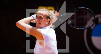 2021-05-12 - Petra Kvitova of the Czech Republic in action during the second round of the 2021 Internazionali BNL d'Italia, WTA 1000 tennis tournament on May 12, 2021 at Foro Italico in Rome, Italy - Photo Rob Prange / Spain DPPI / DPPI - 2021 INTERNAZIONALI BNL D'ITALIA, WTA 1000 TENNIS TOURNAMENT - INTERNATIONALS - TENNIS