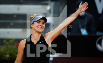 2021-05-13 - Elina Svitolina of the Ukraine after winning her third-round match at the 2021 Internazionali BNL d'Italia, WTA 1000 tennis tournament on May 13, 2021 at Foro Italico in Rome, Italy - Photo Rob Prange / Spain DPPI / DPPI - 2021 INTERNAZIONALI BNL D'ITALIA, WTA 1000 TENNIS TOURNAMENT - INTERNATIONALS - TENNIS