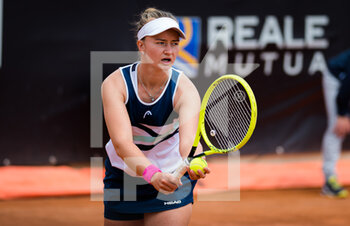 2021-05-14 - Barbora Krejcikova of the Czech Republic in action during the doubles quarter-final at the 2021 Internazionali BNL d'Italia, WTA 1000 tennis tournament on May 14, 2021 at Foro Italico in Rome, Italy - Photo Rob Prange / Spain DPPI / DPPI - 2021 INTERNAZIONALI BNL D'ITALIA, WTA 1000 TENNIS TOURNAMENT - INTERNATIONALS - TENNIS