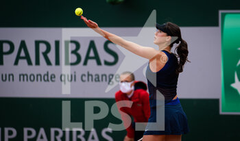 2021-05-25 - Natalia Vikhlyantseva of Russia in action during the first qualifications round at the Roland-Garros 2021, Grand Slam tennis tournament, Qualifying, on May 25, 2021 at Roland-Garros stadium in Paris, France - Photo Rob Prange / Spain DPPI / DPPI - ROLAND-GARROS 2021, GRAND SLAM TENNIS TOURNAMENT - INTERNATIONALS - TENNIS