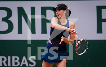 2021-05-25 - Natalia Vikhlyantseva of Russia in action during the first qualifications round at the Roland-Garros 2021, Grand Slam tennis tournament, Qualifying, on May 25, 2021 at Roland-Garros stadium in Paris, France - Photo Rob Prange / Spain DPPI / DPPI - ROLAND-GARROS 2021, GRAND SLAM TENNIS TOURNAMENT - INTERNATIONALS - TENNIS