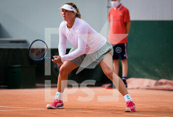 2021-05-25 - Coco Vandeweghe of the United States in action during the first qualifications round at the Roland-Garros 2021, Grand Slam tennis tournament, Qualifying, on May 25, 2021 at Roland-Garros stadium in Paris, France - Photo Rob Prange / Spain DPPI / DPPI - ROLAND-GARROS 2021, GRAND SLAM TENNIS TOURNAMENT - INTERNATIONALS - TENNIS