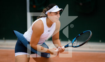 2021-05-26 - Ana Konjuh of Croatia in action during the second qualifications round at the Roland-Garros 2021, Grand Slam tennis tournament, Qualifying, on May 26, 2021 at Roland-Garros stadium in Paris, France - Photo Rob Prange / Spain DPPI / DPPI - ROLAND-GARROS 2021, GRAND SLAM TENNIS TOURNAMENT - INTERNATIONALS - TENNIS