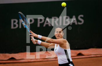 2021-05-26 - Lara Arrubarrena of Spain in action during the second qualifications round at the Roland-Garros 2021, Grand Slam tennis tournament, Qualifying, on May 26, 2021 at Roland-Garros stadium in Paris, France - Photo Rob Prange / Spain DPPI / DPPI - ROLAND-GARROS 2021, GRAND SLAM TENNIS TOURNAMENT - INTERNATIONALS - TENNIS